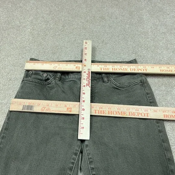 Lauren Jean Co Ralph Lauren Jeans Women’s Green Modern Straight 6 Petite Pockets - Picture 2 of 11